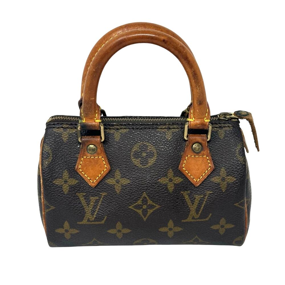 Louis Vuitton LV Monogram Mini Speedy Handbag Purse